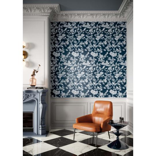 tapeta hatasu fali csempe kek madaras viragos furdoszoba fali panel kastely villa klasszikus polgari elegans mediterran.jpg